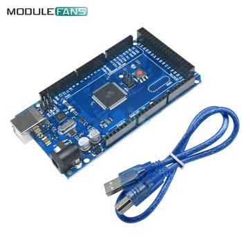 MEGA2560 MEGA 2560 R3 ATMEGA16U2 ATMEGA2560 ATMEGA2560-16AU Bord Für Arduinio USB Kabel 5V Ersetzen ATMega8U2