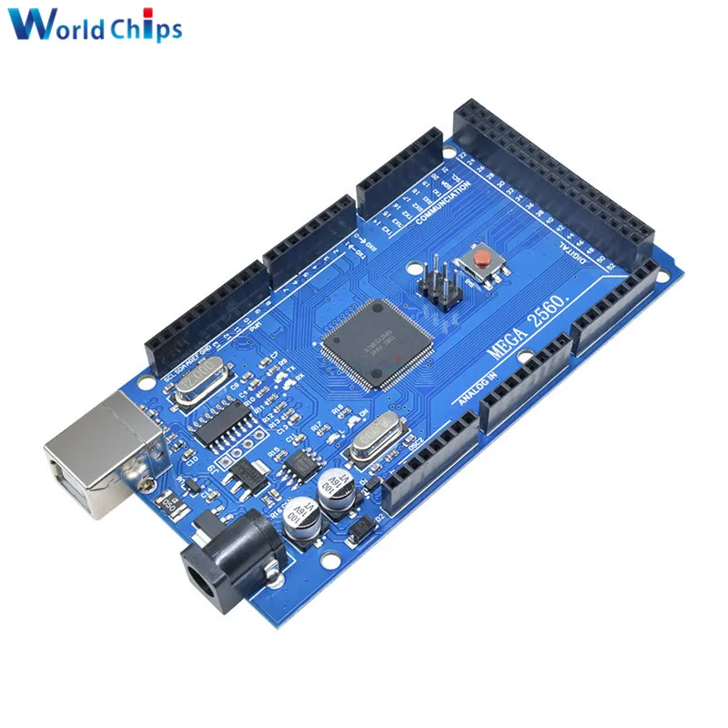 MEGA2560 Mega 2560 R3 REV3 ATmega2560-16AU CH340G Board Modul AUF USB – Bild 3