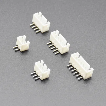 XH2.54 Rechtwinklig Pin Header Stecker 2P 3P 4P 5P 6P 2,54mm Pitch XH Für PCB JST (50 Stück)