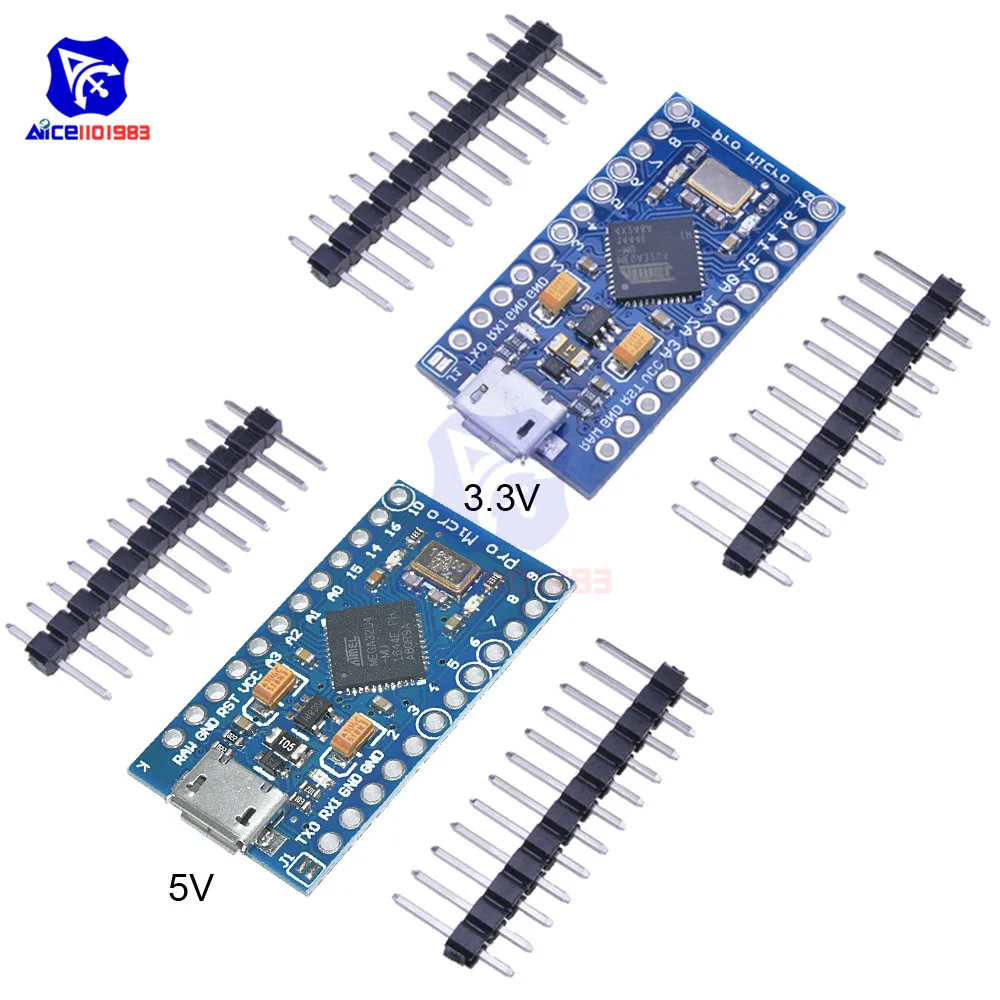 Micro USB ATmega32U4 Pro Micro 3,3 V/5V 8MHz/16MHz Modul für Arduino Leonardo ATMega32U4 controller Pro Micro