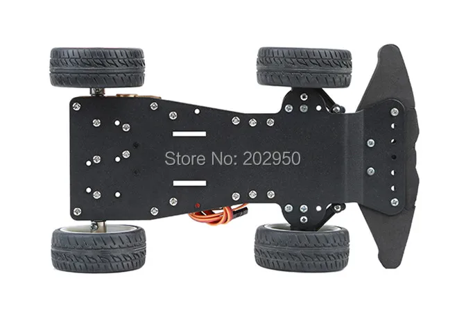 4WD RC Smart Car Chassis für Arduino Plattform mit MG996R Metal Gear – Bild 3