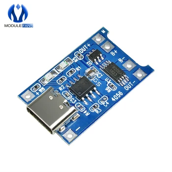 TP4056 Typ-c USB 5V 1A 18650 Lithium-Batterie Ladegerät TP4056 Modul Lade Board Mit Schutz Dual Funktionen 1A