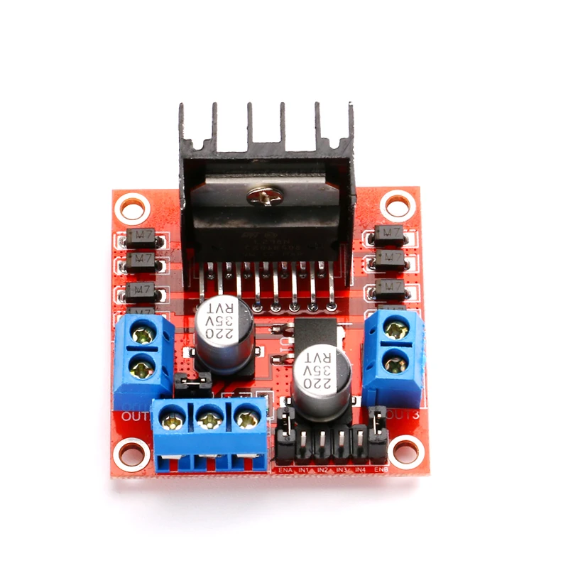 L298N Treiberplatine Modul L298N Schrittmotor Smart Car Roboter – Bild 3