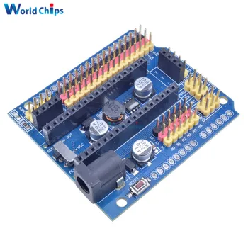 Standard Für Arduino Nano V 3,0 I/O Expansion Board Micro Sensor Schild Modul 5V Für r3 Für Leonardo Ein
