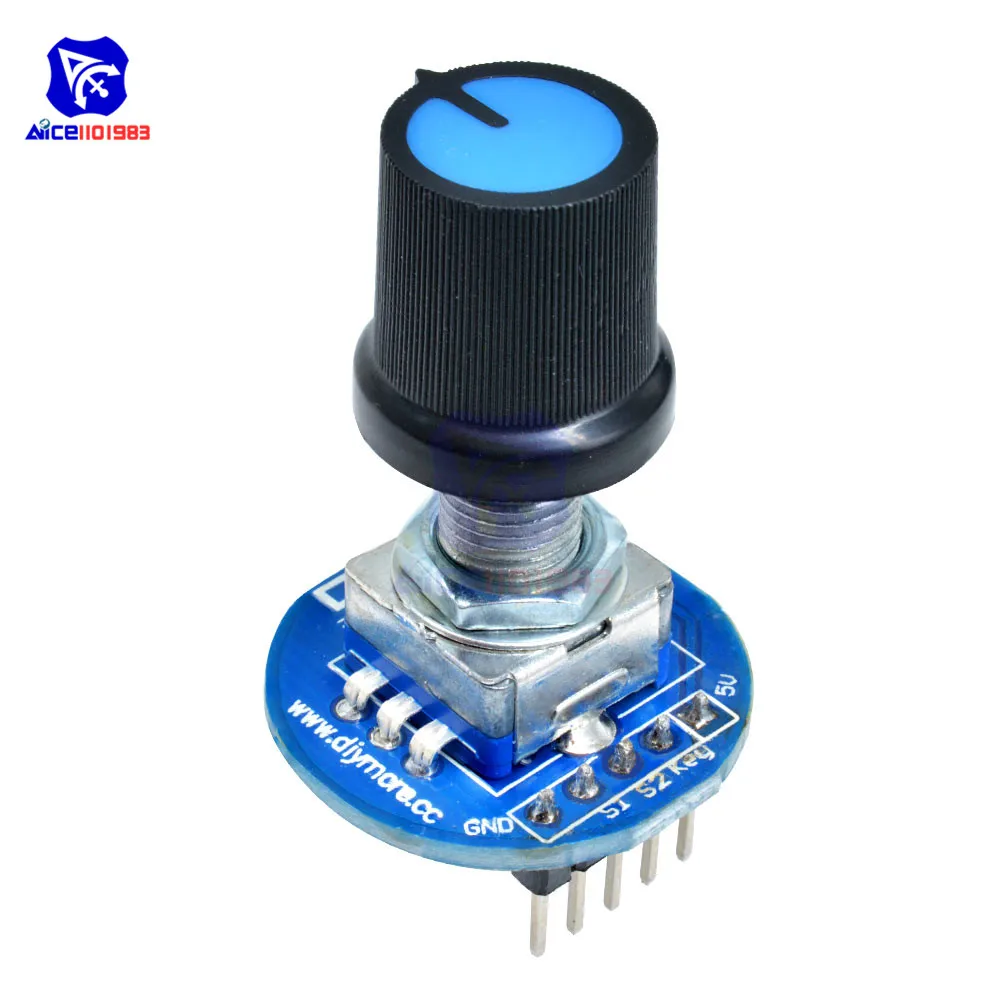 Rotary Encoder Modul 5V Ziegel Sensor Entwicklung Runde Audio Rotierenden Potentiometer Knopf Kappe
