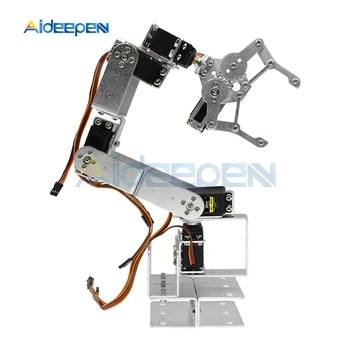 ROT3U 6DOF Aluminium Manipulator Roboter Arm Mechanische Robotic Clamp Klaue Spielzeug Mechanische Greifer