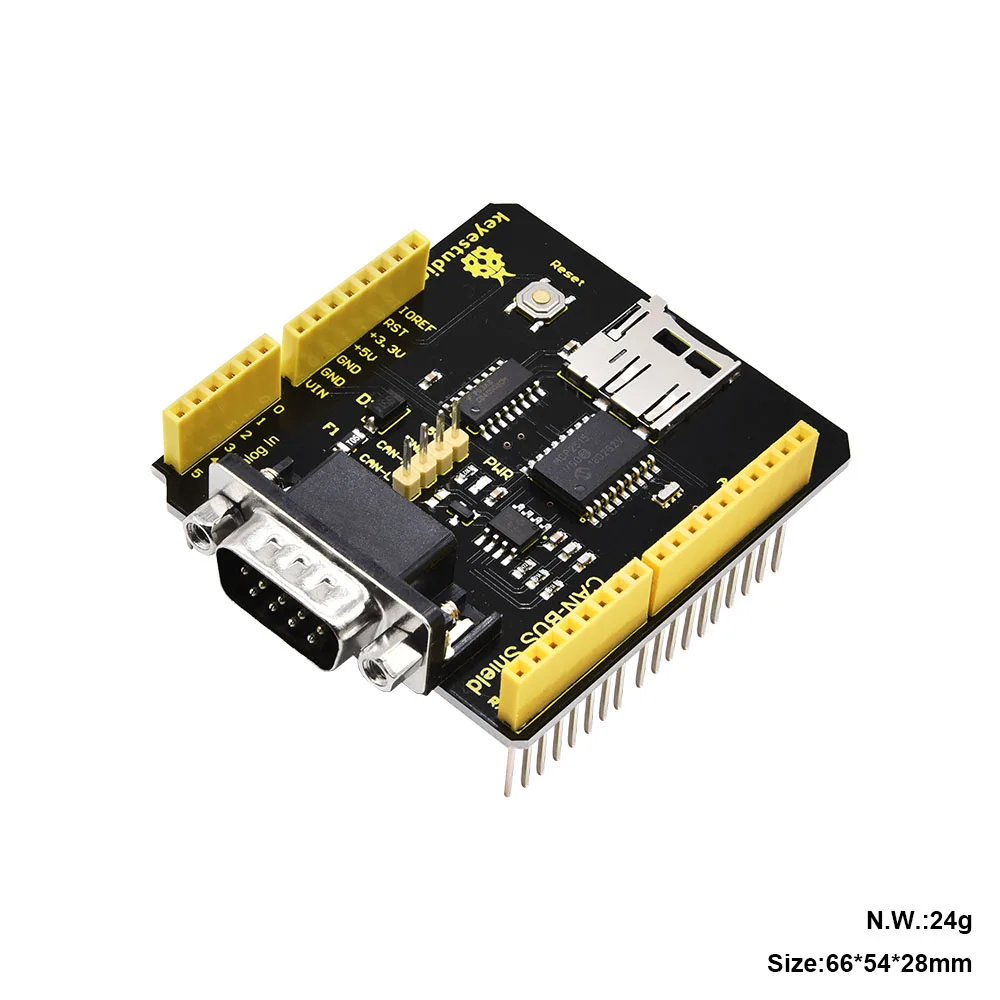 Keyestudio CAN-BUS Shield MCP2515 Chip mit SD-Buchse für Arduino UNO – Bild 4