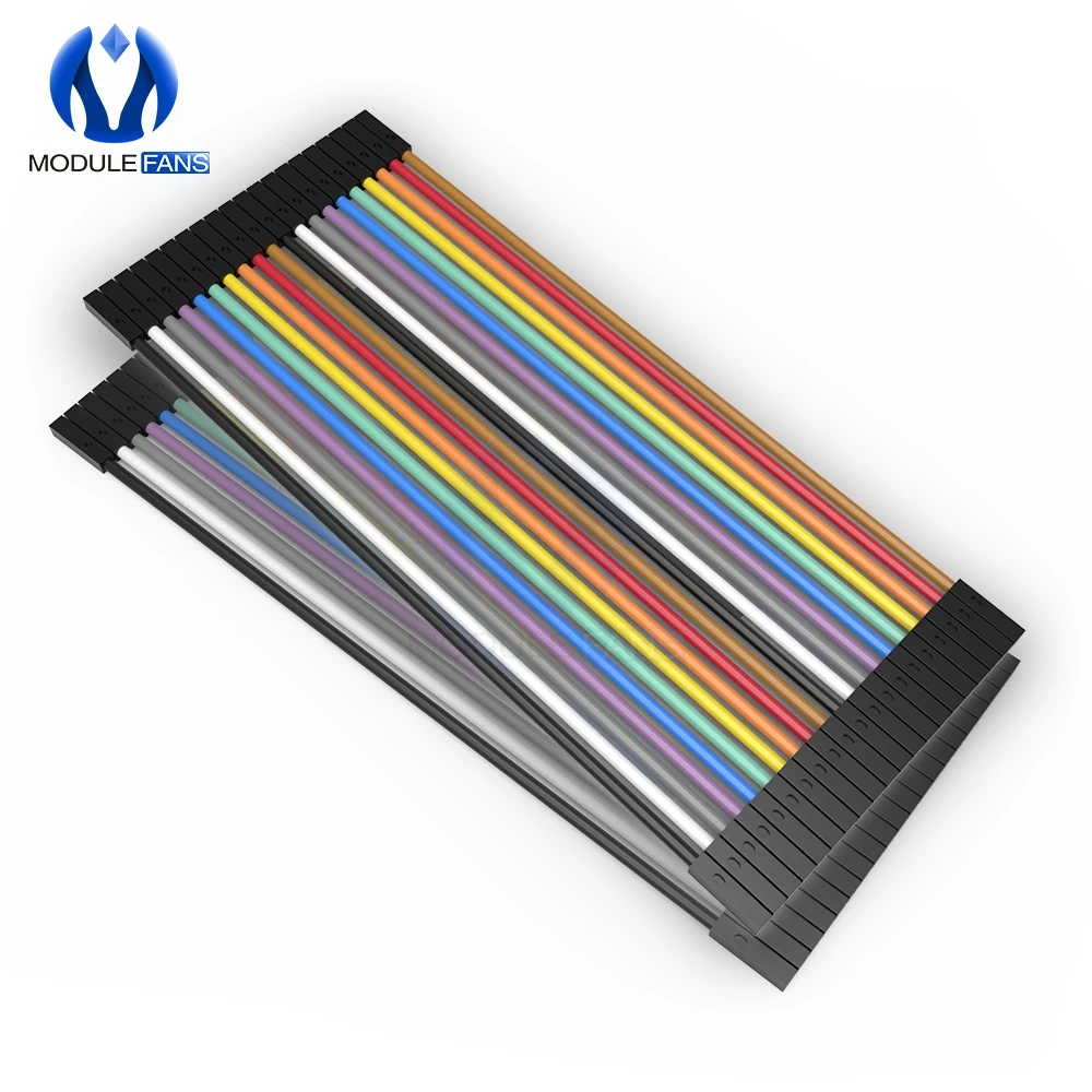 2,54mm Dupont Kabel Weiblichen zu Weiblich Bunte Dupont (40 Stück) – Bild 5