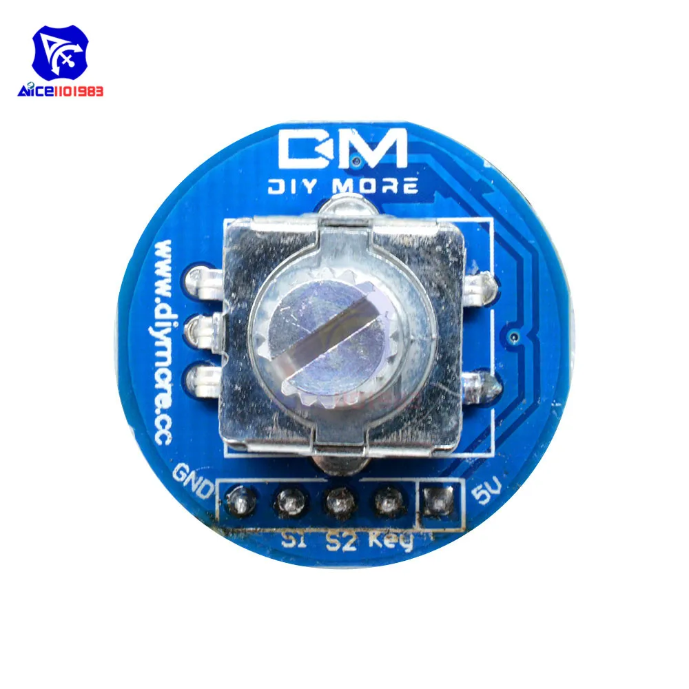 Rotary Encoder Modul 5V Ziegel Sensor Entwicklung Runde Audio – Bild 3