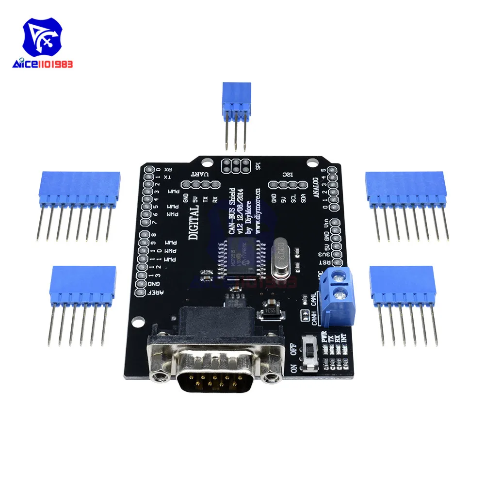 MCP2515 EF02037 KÖNNEN BUS Schild SPI 9 Pins Standard Sub-D Expansion – Bild 5