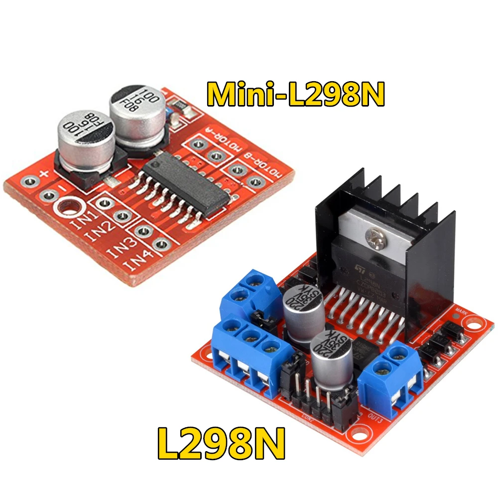 L298N Treiberplatinenmodul L298N Schrittmotor Smart Car Roboter Steckplatine Peltier Hochleistungs-L298
