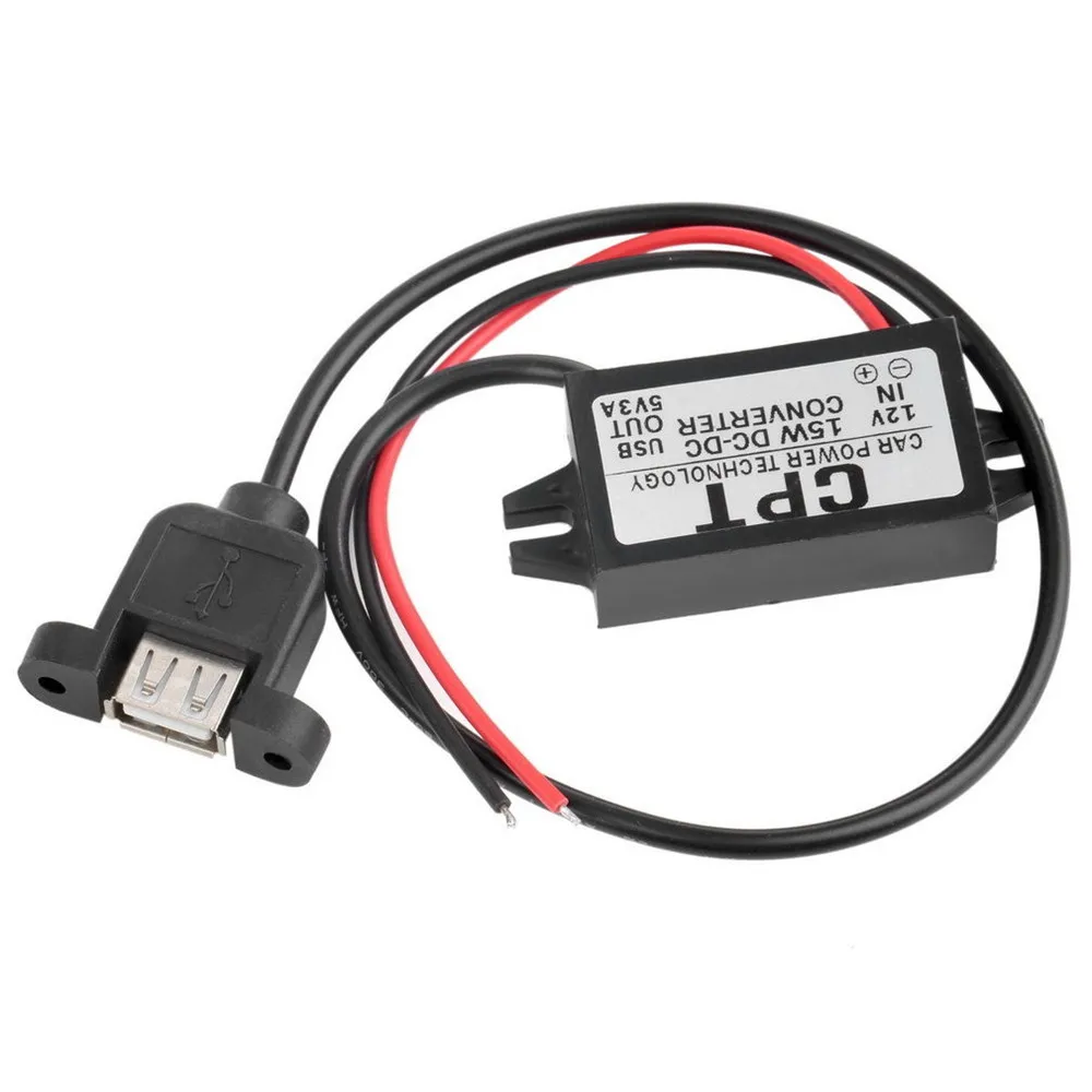 DC-DC 12V zu 5V 3A 15W Auto Power Step Down Buck Converter Netzteil – Bild 4
