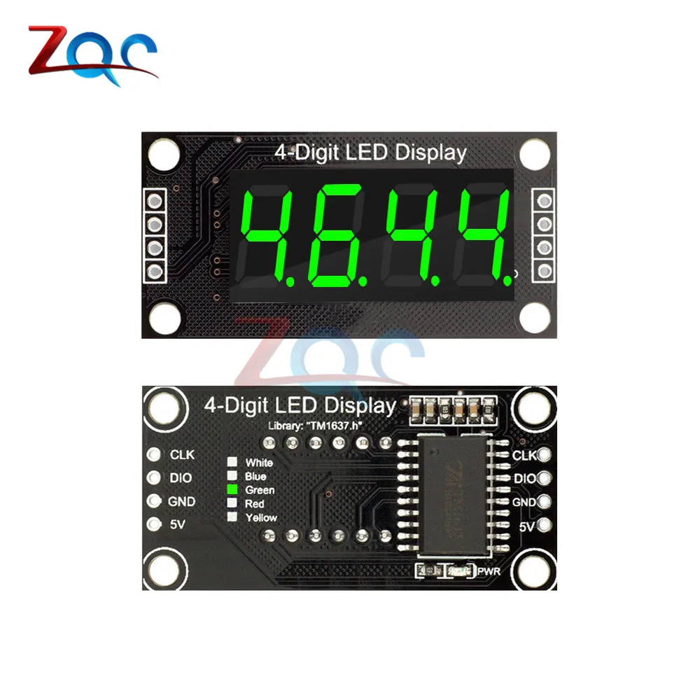 0,36 zoll TM1637 7 Segmente 4-Stellige Led-anzeige Rohr Modul Board – Bild 5