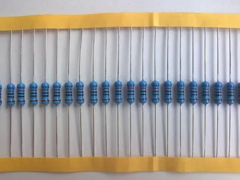 100 ohm 1/4W 100R Metall Film Widerstand 100 ohm 0,25 W 1% ROHS (100 Stück)