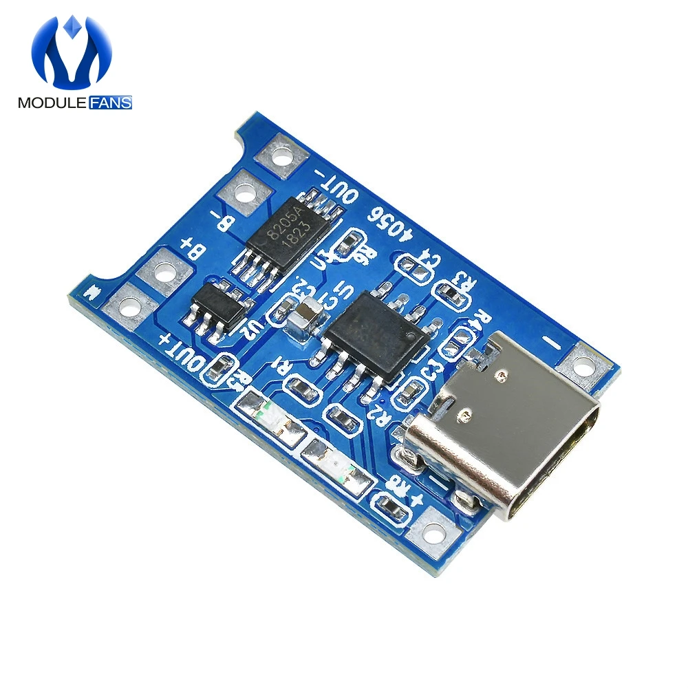 TP4056 Typ-c USB 5V 1A 18650 Lithium-Batterie Ladegerät TP4056 Modul – Bild 4