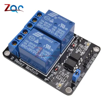 5V 2-Kanal Relais Modul Schild für Arduino ARM PIC AVR DSP Elektronische 5V 10A 2 kanal Relais Modul