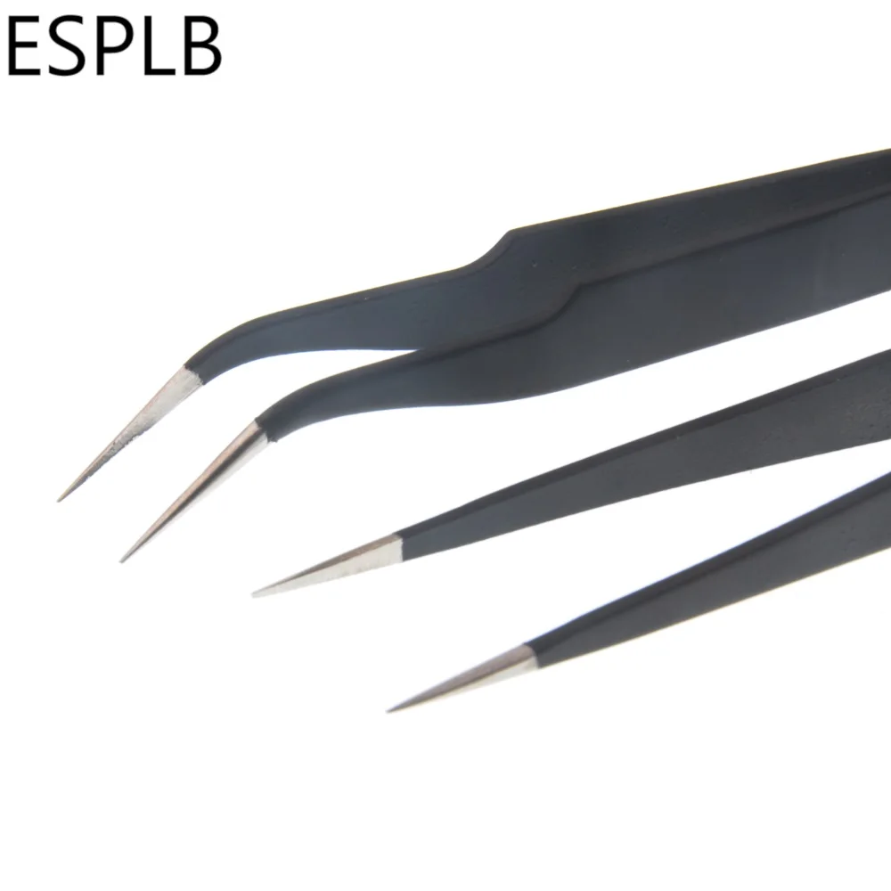 ESD 11/15 Antistatische ESD-Präzisionspinzette aus Edelstahl – Bild 4