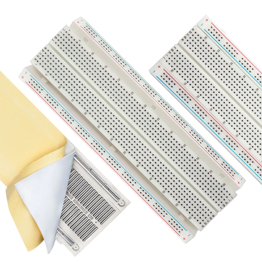 HI-Q Steckbrett 830 Punkte Lötfreies PCB Breadboard MB-102 (3 Stück) – Bild 3