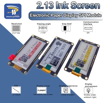 2.13 "2,13 Inch Epaper Modul E-papier E-Tinte EInk Display Bildschirm SPI Unterstützung Für Arduino UNO STM32