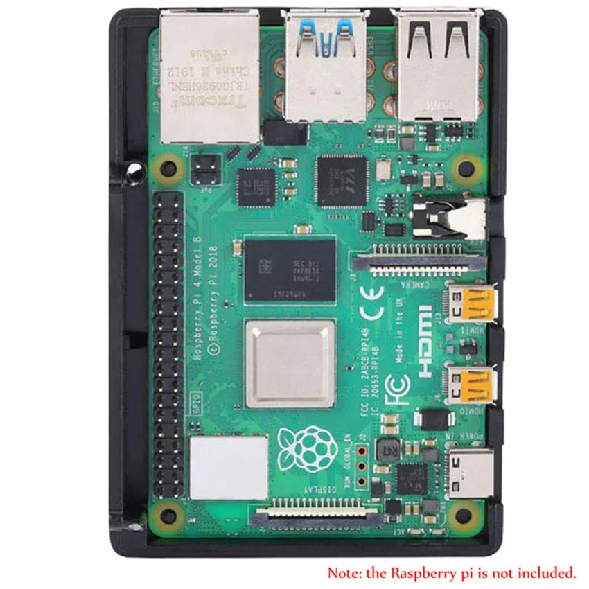 Raspberry Pi 4 Modell B Passives Kühlpanzergehäuse, Gehäuse aus – Bild 3