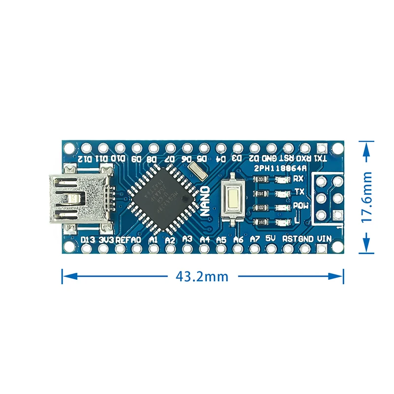 Atmega328 MINI USB Nano V 3,0 ATmega328P CH340G 5V 16M – Bild 4