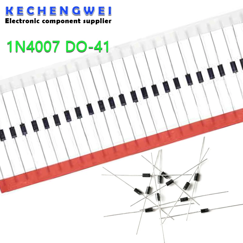 1N400 7 4007 1A 100 0V DO-41 Rectifier Diode IN4007 1n4007 (100 Stück)