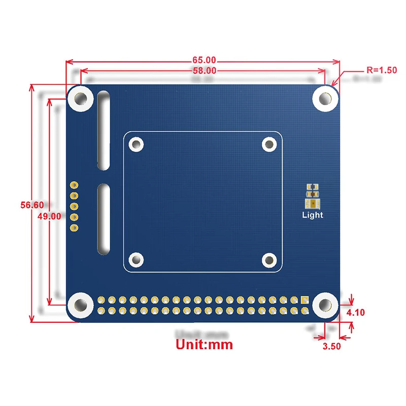 Raspberry Pi 2-DOF Pan Tilt HAT 40PIN GPIO Extension Board I2C – Bild 4