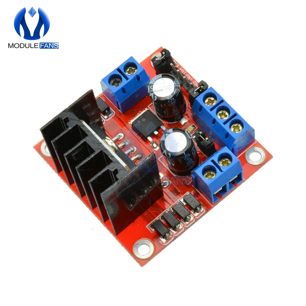 25W L298N Dual Kanal H Brücke DC Stepper Motor L298N Drive Controller Board Modul 5V 2A Fahrer Modul