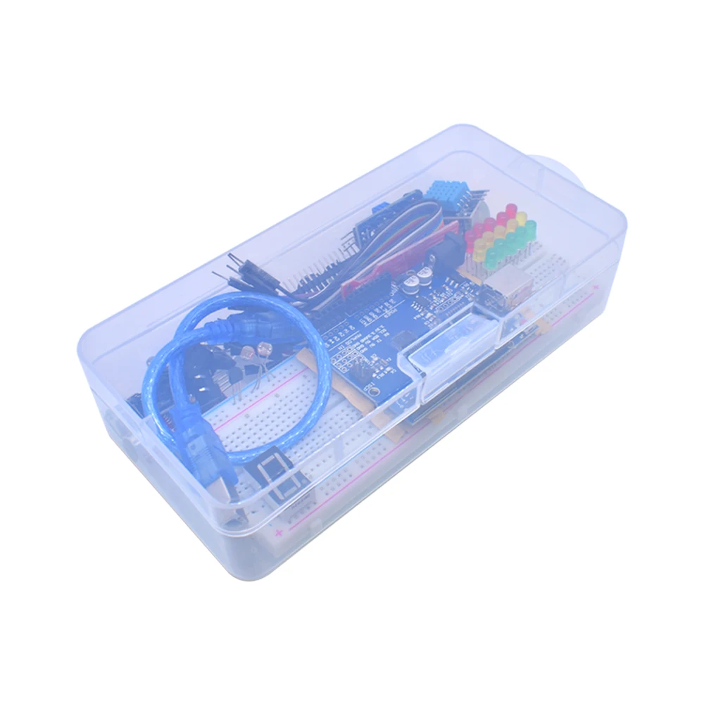 Starter Kit für Arduino Uno R3 Breadboard Basic, einfaches Lernset – Bild 4