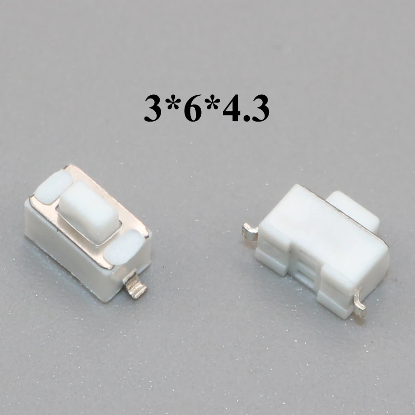 SMD 2 4 Pin 3x4mm 3x6mm 4x4mm Tactile Tact push Button Micro Schalter 3*4*2,5 3*6*4,3 3*6*2,5 (10 Stück)