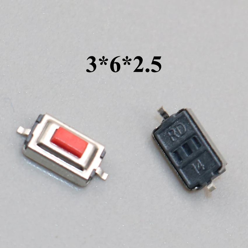 SMD 2 4 Pin 3x4mm 3x6mm 4x4mm Tactile Tact push Button (10 Stück) – Bild 4