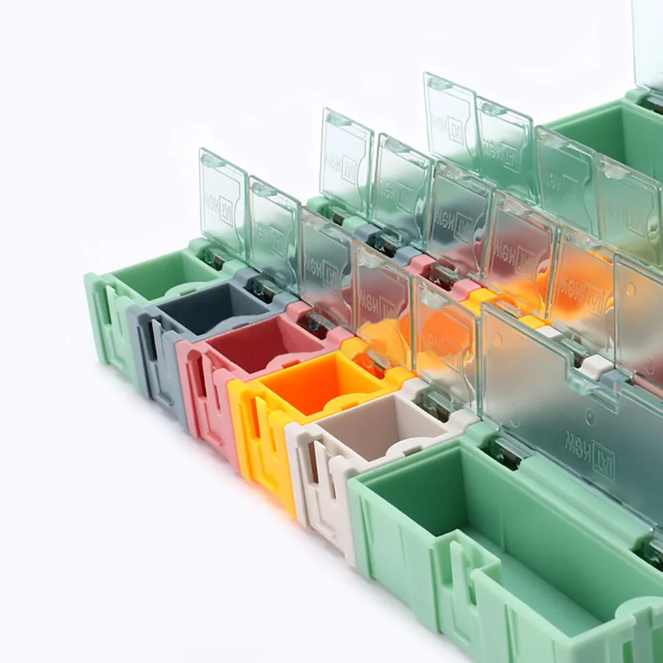 Aufbewahrungsboxen für kleine elektronische Bauteile/SMD-Kit-Teile – Bild 2