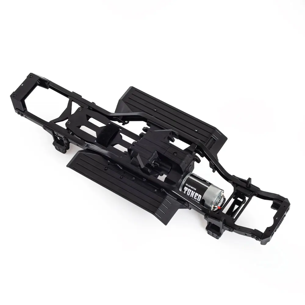313mm Radstand Chassis Frame Builders Kit mit 2-Gang-Getriebe 35t Motor für RC Crawler Trx4 D90 Upgrade