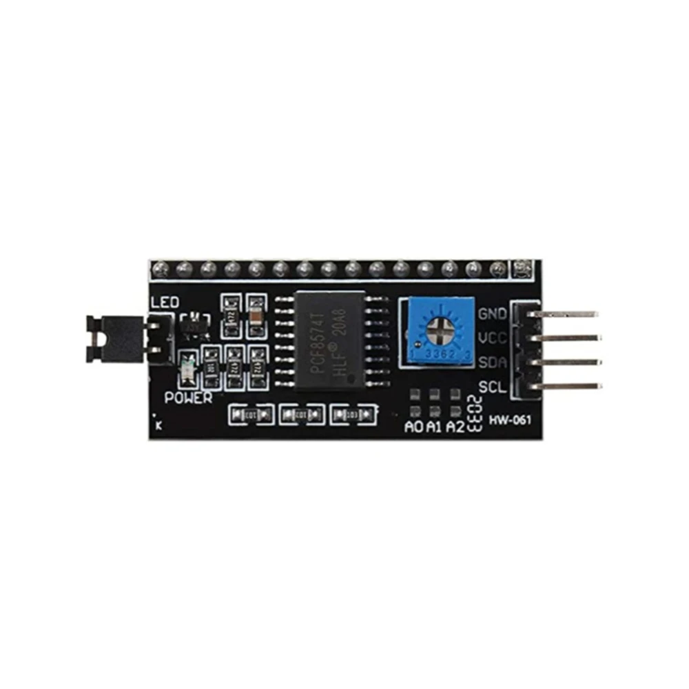LCD1602 1602 LCD-Modul Blauer / Gelbgrüner Bildschirm 16x2 Zeichen LCD-Anzeige PCF8574T PCF8574 IIC I2C