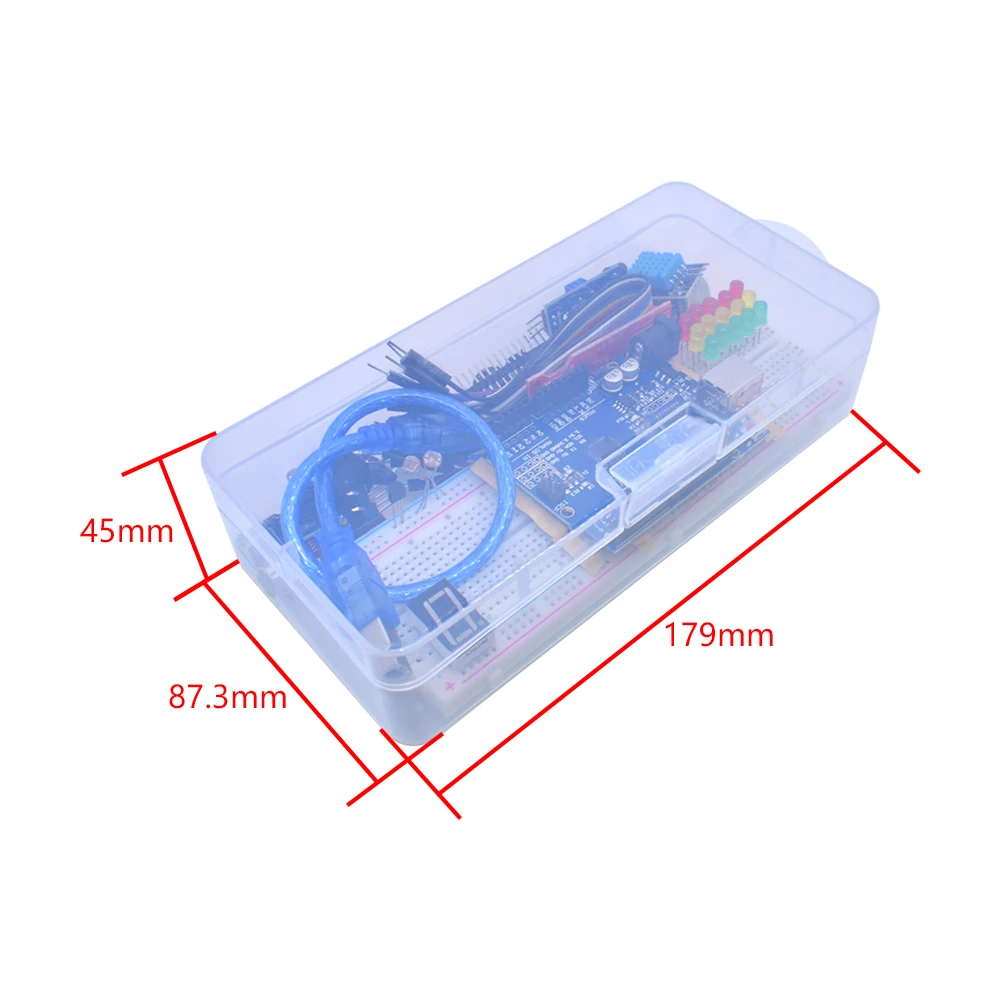 Starter Kit für Arduino Uno R3 Breadboard Basic, einfaches Lernset – Bild 3