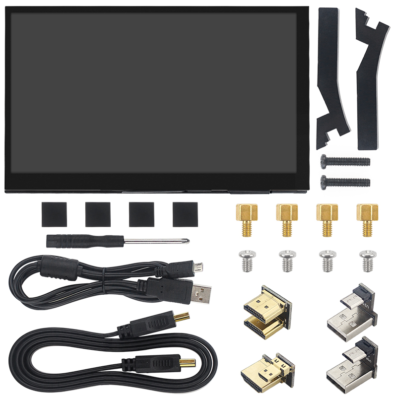 Raspberry Pi 5 7 Zoll Touchscreen IPS 1024x600 HD LCD HDMI-kompatibles – Bild 6