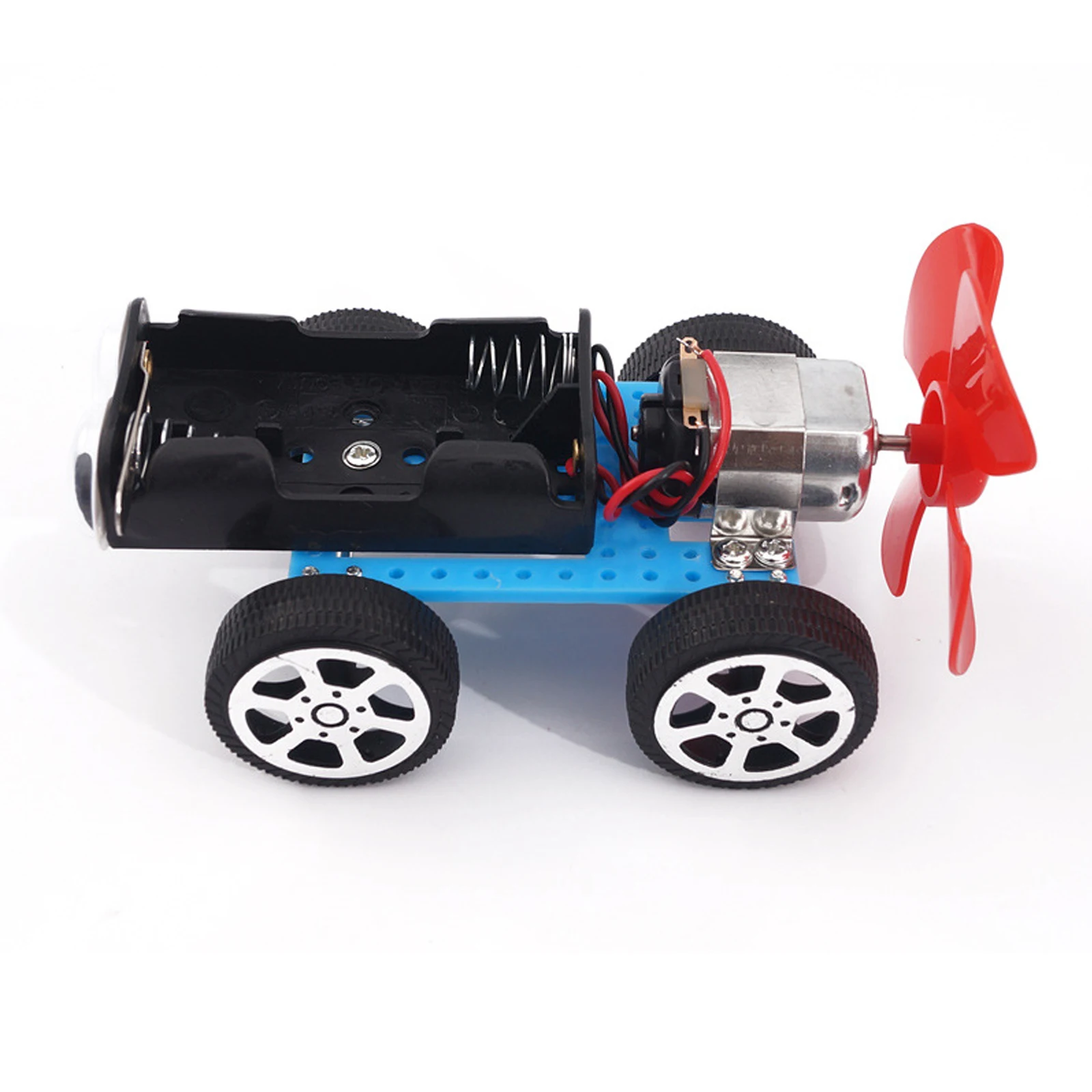 DIY Wind Power Auto Montieren Wissenschaft Modell Materialien Kits – Bild 3