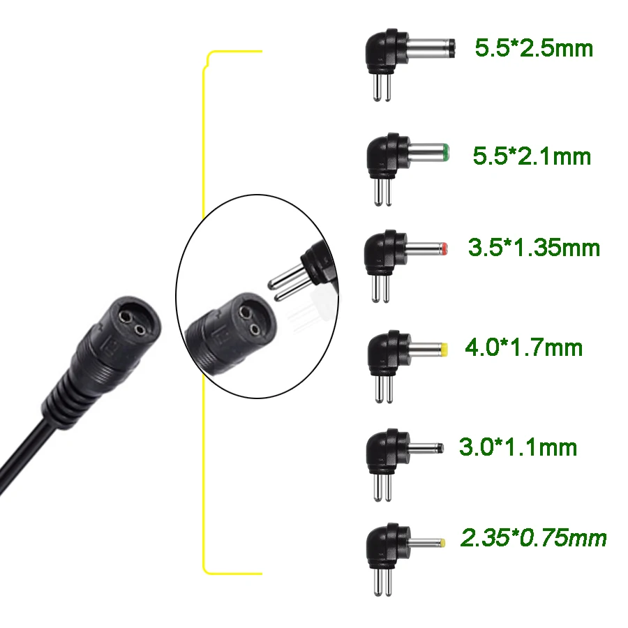 3V 4,5 V 5V 6V 7,5 V 9V 12V 2A/2,5 A AC/DC Einstellbare Power Adapter – Bild 6