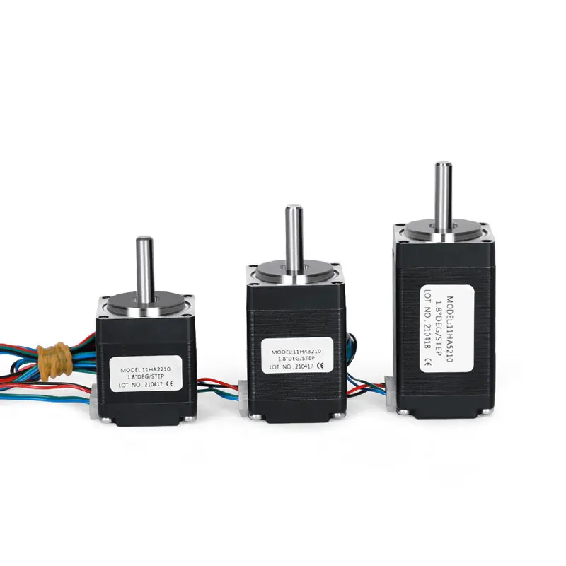 28 Schrittmotor 2-Phasen 4-Leiter 1,8 ° NEMA 11 28mm 34 40 50mm Länge Geräuscharmer Mini Hochdrehmoment 28