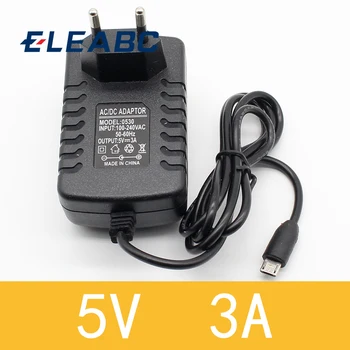5V 3A Micro-USB AC/DC Netzadapter EU-Stecker Ladegerät 5V3A für Raspberry Pi Zero Tablet PC
