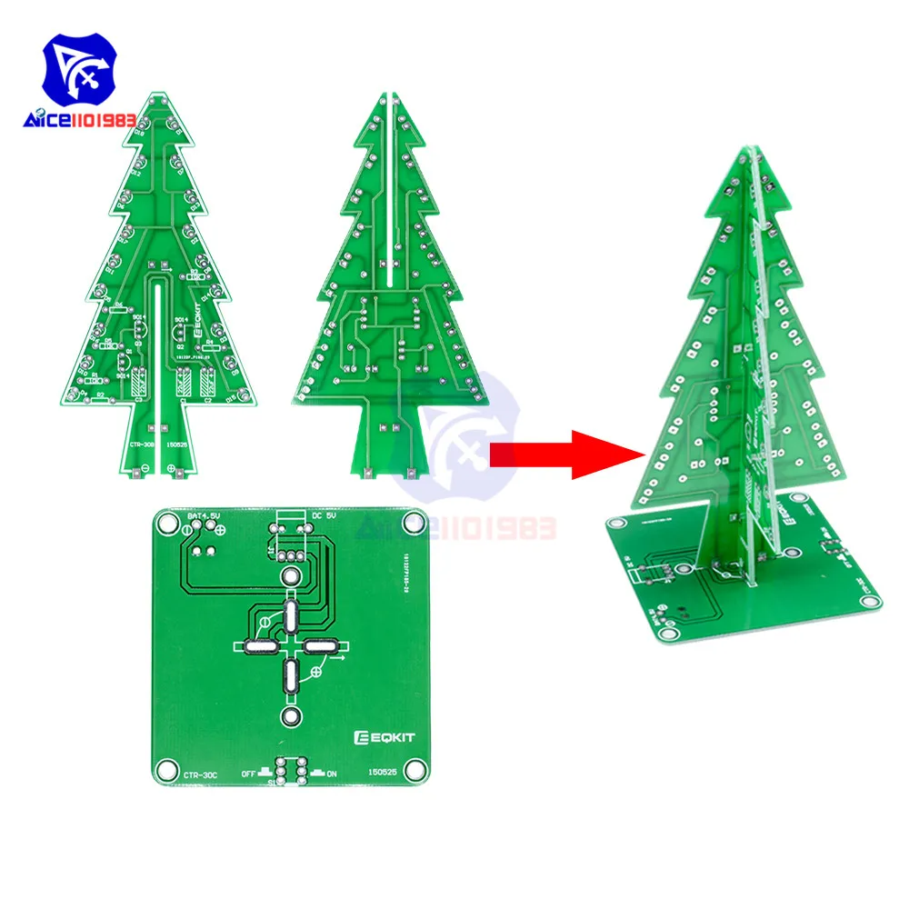 DIY elektronisches Kit PCB Löten Praxis elektronische Schaltungen Kit – Bild 2