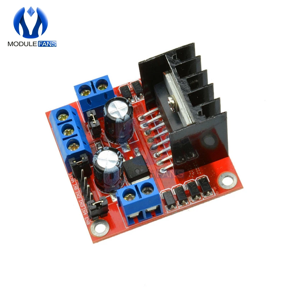 25W L298N Dual Kanal H Brücke DC Stepper Motor L298N Drive Controller – Bild 3