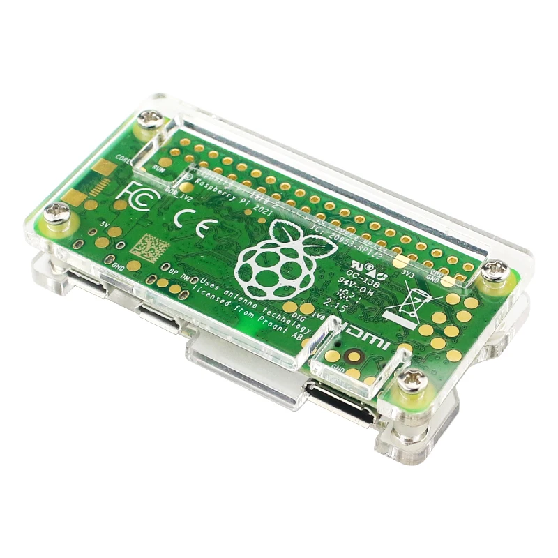 Raspberry Pi Zero 2 W Acrylgehäuse, transparente Schale – Bild 3
