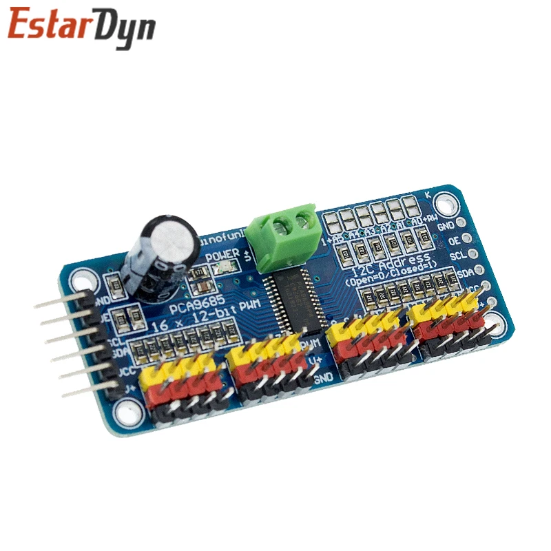 Pca9685pw 16 Kanal 12-Bit pwm Servo Shield Treiber i2c Schnitts telle – Bild 5
