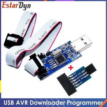 USBASP USBISP AVR Programmierer USB ISP USB ASP ATMEGA8 ATMEGA128 Unterstützung Win7 64K 10Pin zu 6 Pin