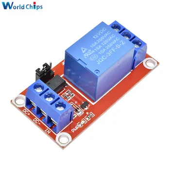Ein 1-Kanal 5V 9V 12V 24V Relais modul Platinen abschirmung für Arduino mit Optokoppler unterstützt High