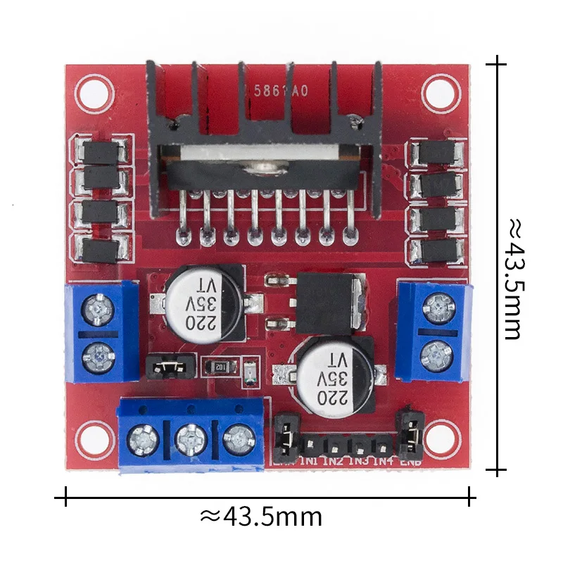 L298N Treiberplatinenmodul L298 Schrittmotor Smart Car Robot Breadboard Peltier High Power
