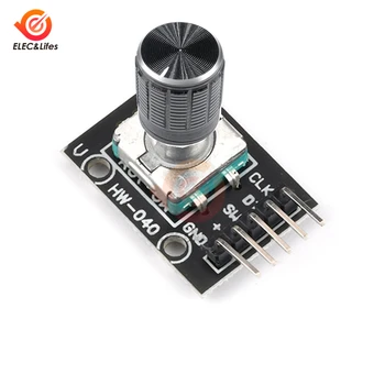 KY-040 360o Drehgebermodul mit Innendurchmesser 6mm Aluminiumlegierung Potentiometer Drehknopfkappe (5 Stück)