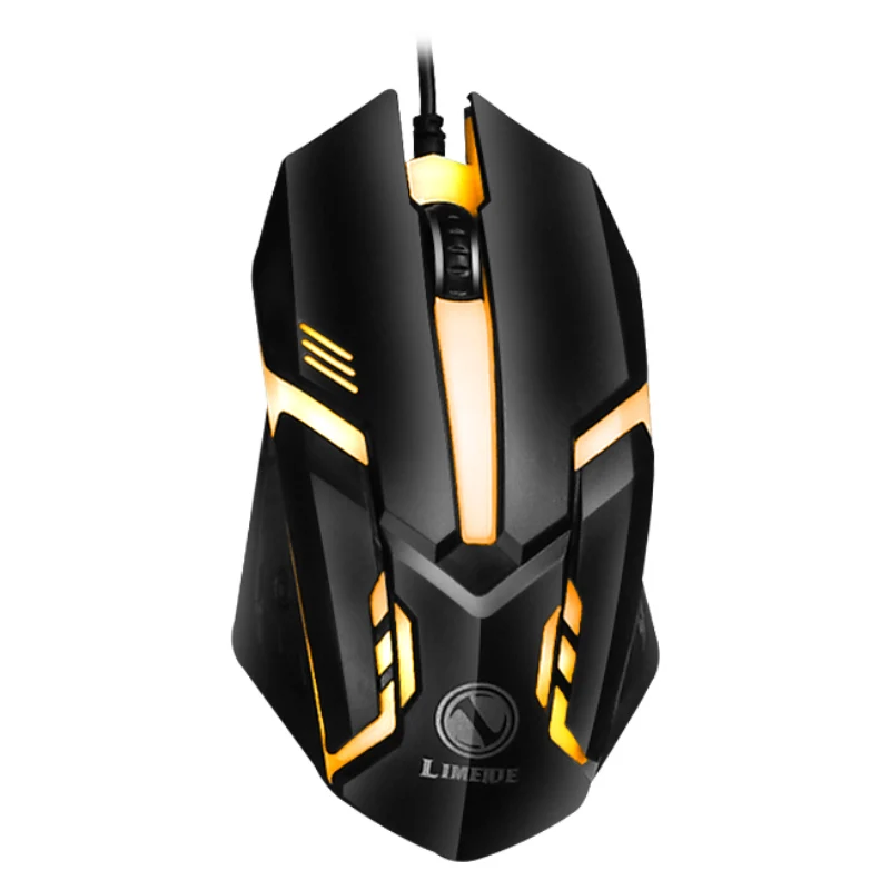 USB-kabelgebundenes Gaming-Tastatur-Maus-Set, PC, Regenbogenfarben – Bild 4