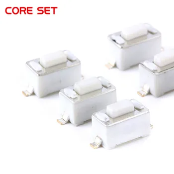 3X6X4,3MM Mikroschalter Weißer Taster Taktiler Druckschalter 3*6*4,3MM SMD (20 Stück)